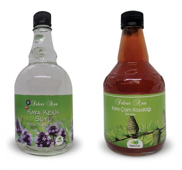 SELVER ANA KAYA KEKİK SUYU 1000 ML VE ÇAM KOZALAK ŞURUBU 500ML