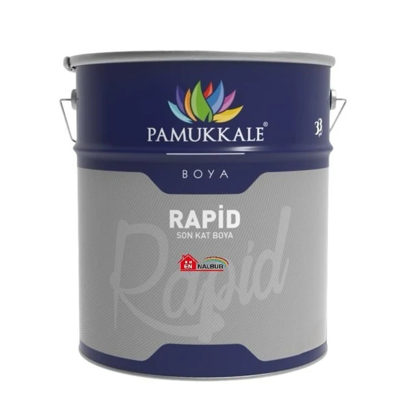 Pamukkale Rapid Endüstriyel Boya 2,5 Kg 9005 Mat Siyah ürün görseli 1
