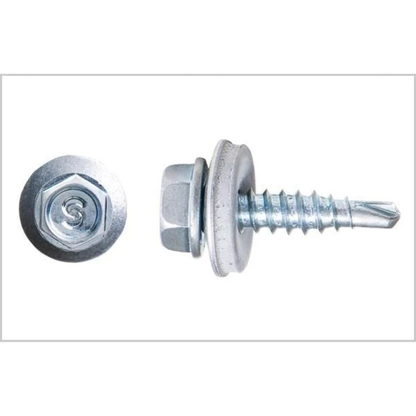 Ennalbur Çatı Vidası 5,5X60 10 Adet - Resim 5