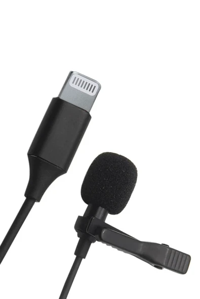 HarmonyAura Lightning 2 Metre Double Mikrofon - Siyah - Resim 2