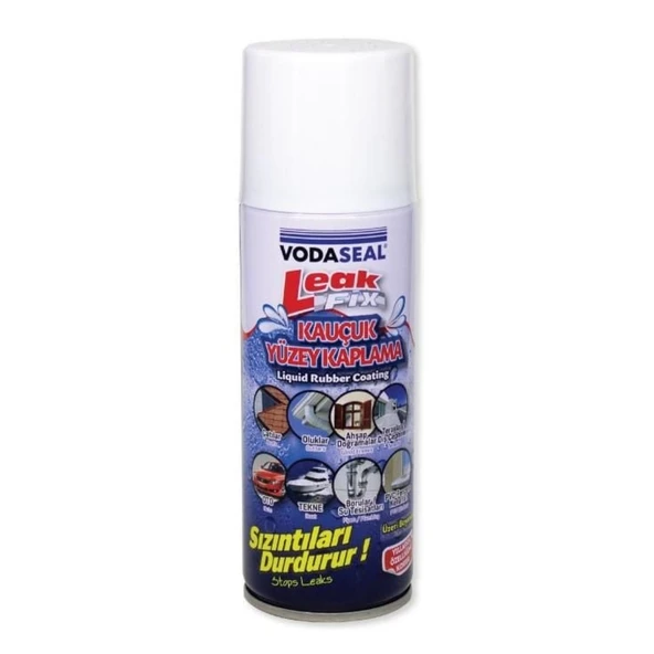 Vodaseal Leak Fix Kauçuk İzolasyon Spreyi 200 ml Beyaz - Resim 3