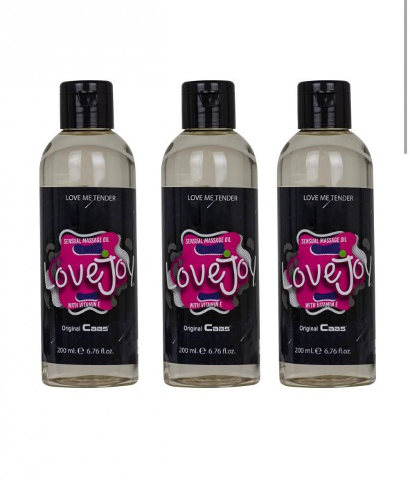 Love Joy Sensual Masaj Yağı 200 ML x 3 şişe