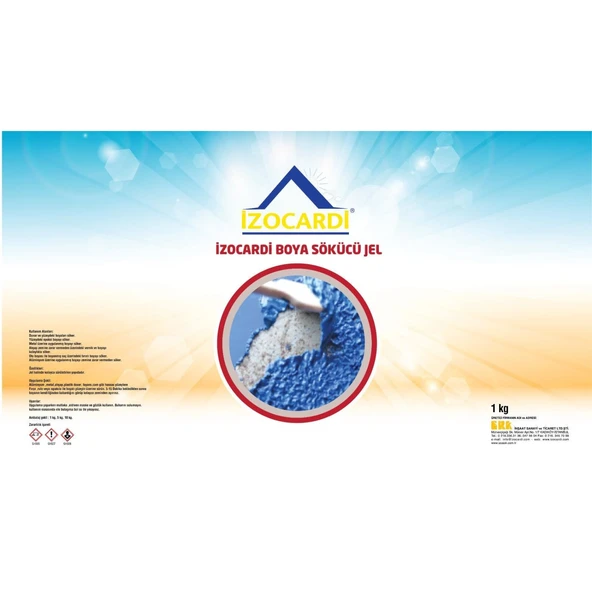 İzocardi Boya Sökücü Jel 1 Kg - Resim 6