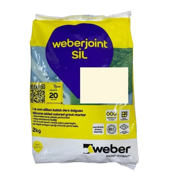 Weber Joint Sil 409 Bozdağ Krem Derz Dolgu 2 Kg ürün görseli 1