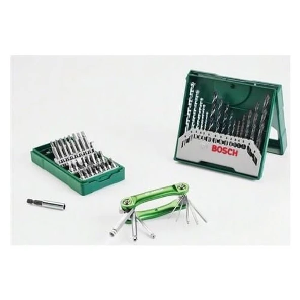 Bosch X-Line 41 Parça Vidalama ve Allen Aksesuar Seti - Resim 6
