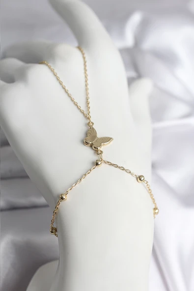 316L Çelik Gold Renk Model Kadın Şahmeran - TJ-SN732 ürün görseli 1