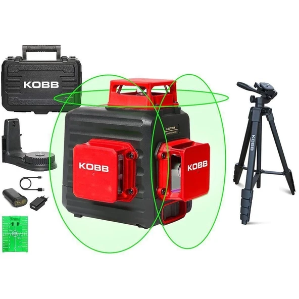 KOBB KBL34GTP 40 Metre Otomatik Hizalama Yeşil Lazer - Resim 2