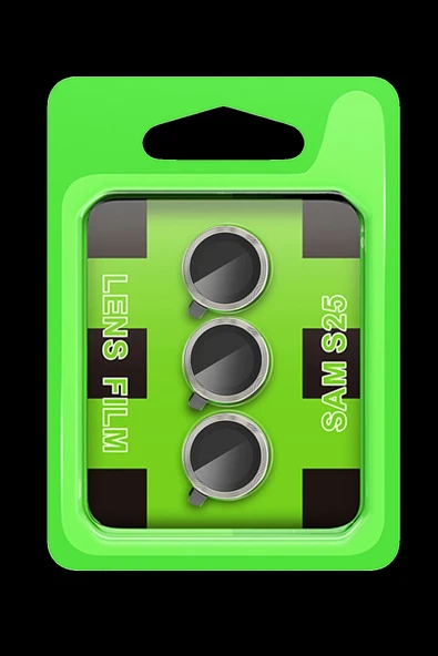 HarmonyAura Samsung Galaxy S25 Raze Metal Kamera Lens - Natural Grey ürün görseli 1