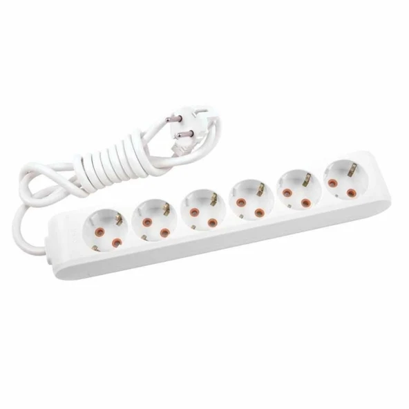 Viko Multilet 6 lı 3 Metre Kablolu Grup Priz - Resim 2