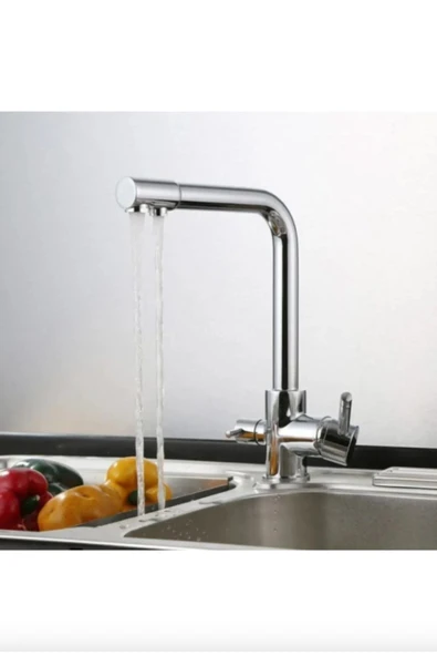 mintev Arıtmalı Mutfak Eviye Bataryası Elit Musluk Evye - Resim 3