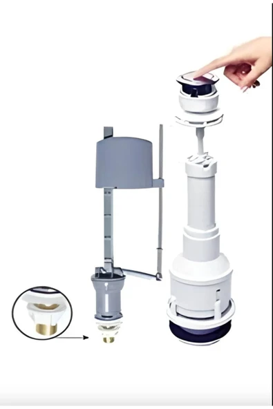 mintev Basmalı Rezervuar Klozet İç Takım ürün görseli 1