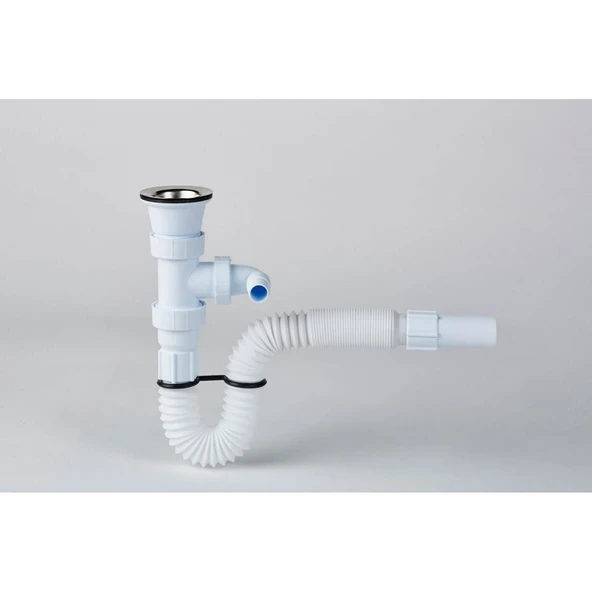 Japar Çatallı Lavabo Sifonu 32 mm ürün görseli 1