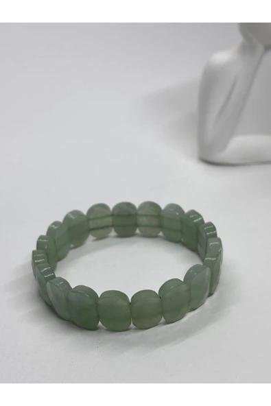 gemsartdeco AKUAMARİN ROLEKS DOĞALTAŞ BİLEKLİK - Resim 2