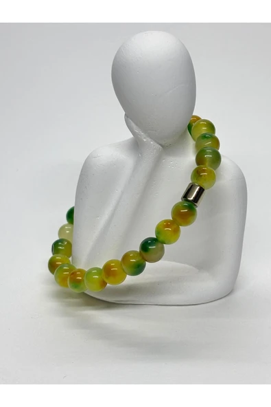 gemsartdeco RAINBOW AKİK DOĞALTAŞ BİLEKLİK