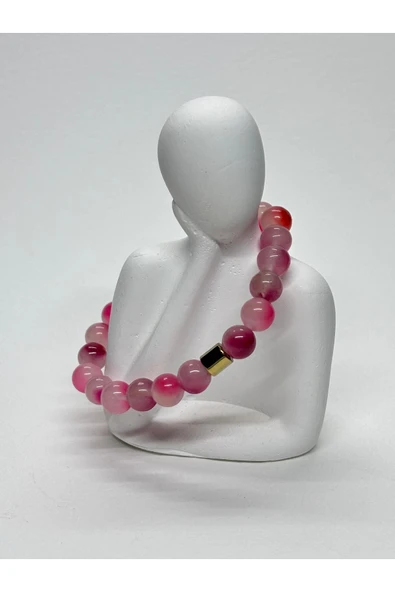 gemsartdeco RAINBOW SELENİT AA+KALİTE DOĞALTAŞ BİLEKLİK