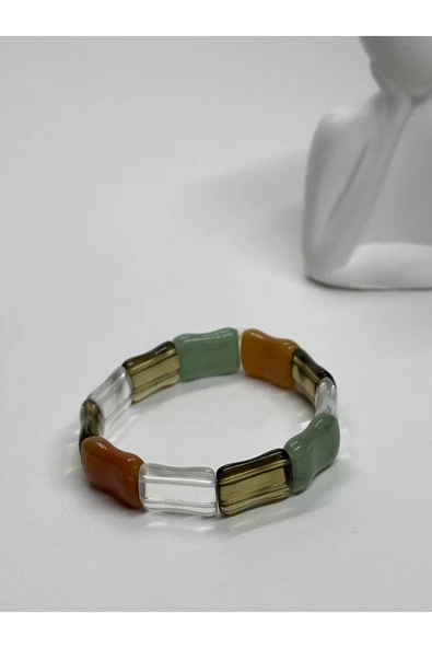 gemsartdeco KALP MİDE ÇAKRASI DENGELEME DOĞALTAŞ ROLEKS BİLEKLİK - Resim 2