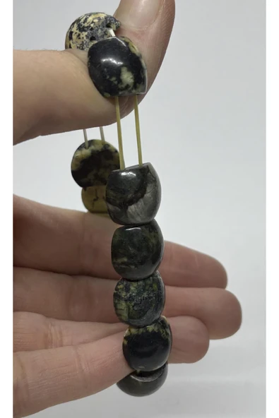 gemsartdeco YEŞİM TAŞI DOĞALTAŞ ROLEKS BİLEKLİK - Resim 4