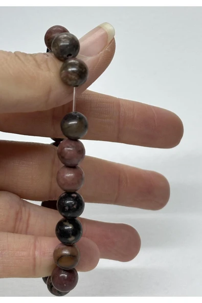 gemsartdeco RODONİT DOĞALTAŞ BİLEKLİK - Resim 5