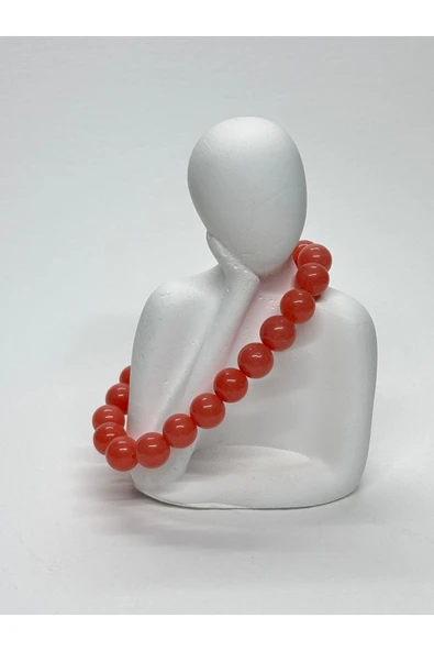 gemsartdeco ÇİLEK KUVARS DOĞALTAŞ BİLEKLİK