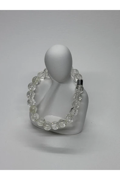 gemsartdeco NECEF DAĞ KRİSTALI ŞANS TAŞI DOĞALTAŞ BİLEKLİK