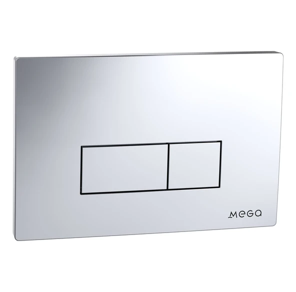 Mega Gömme Rezervuar Kumanda Paneli Krom ürün görseli 1