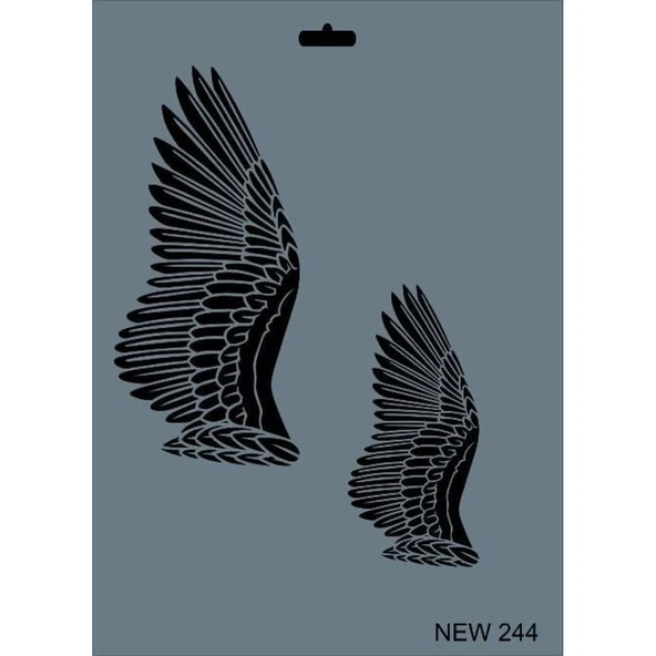 Rich New Seri N-244 Stencil 35x25 cm ürün görseli 1