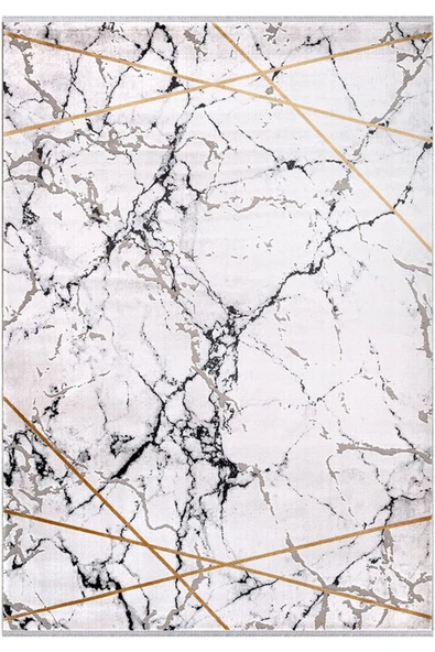 İpek Halı Roxanne 17164 Gri Akrilik Halı ürün görseli 1