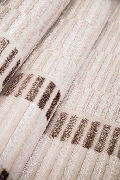 Home İpek Halı Fasilis 1353A Salon, Mutfak, Oturma Odası, Çocuk Odası Halisi – ipek mekik hali - Resim 3