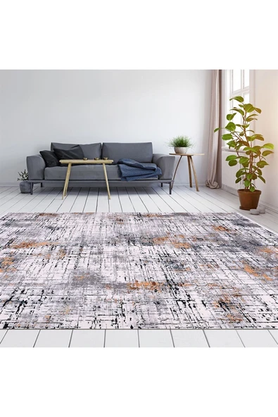 İpek Halı Crea Plus Kristal Erva 18107 Modern Desenli Makine Halısı - Resim 2