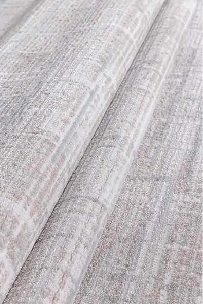 İpek Halı Alaçatı 2612a Bej Yumuşak Dokulu Modern Salon, Mutfak, Oturma, Çocuk Odası Halısı - Resim 2