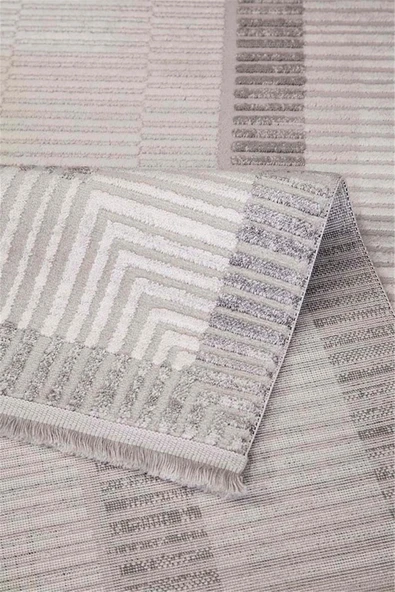 Home İpek Halı Fasilis 1303A Salon, Mutfak, Oturma Odası, Çocuk Odası Halisi – ipek mekik hali - Resim 2