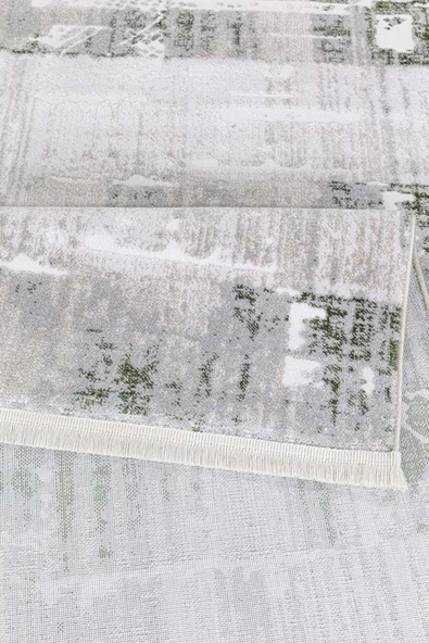 İpek Halı Alaçatı 2601a Gri Yeşil Yumuşak Dokulu Modern Salon, Mutfak, Oturma, Çocuk Odası Halısı - Resim 4