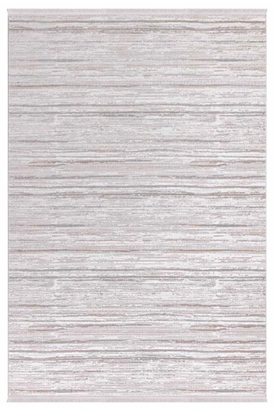 İpek Halı Alaçatı 2606a Gri Krem Yumuşak Dokulu Modern Salon, Mutfak, Oturma, Çocuk Odası Halısı ürün görseli 1