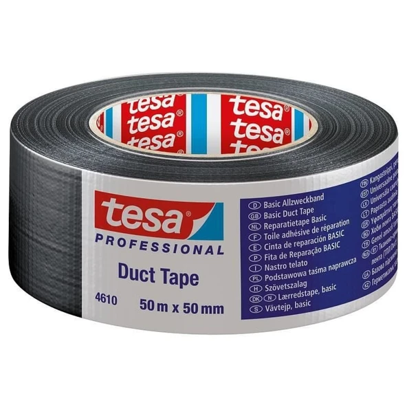 Tesa 4610 Duck Bantı Siyah  50 mm 50 Metre - Resim 3