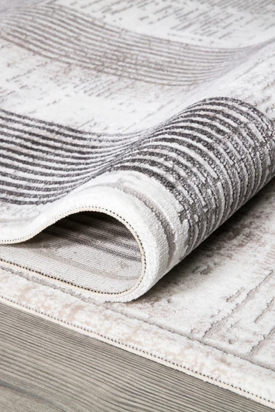 Home İpek Mekik Halı Gordion 16108 Yumuşak Tuşeli Modern Ve Spor Görünümlü Işıltılı Makine Dokuması Halı - Resim 5