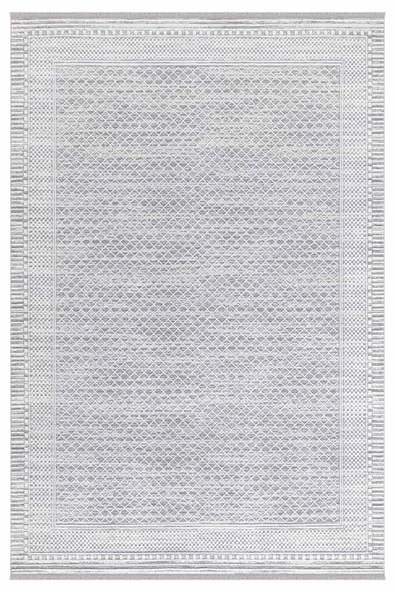 İpek Halı Dalida 3209A Yumuşak Dokulu İskandinav Desenli Gri Krem Salon, Mutfak, Oturma, Çocuk Oda Halısı ürün görseli 1