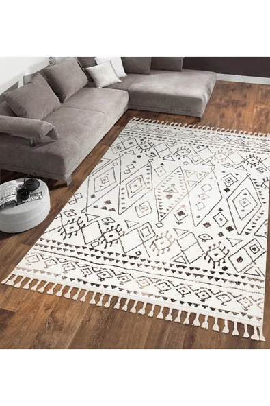 İpek Halı Morah 16707 Salon, Mutfak, Oturma Odası Halisi – - Resim 2