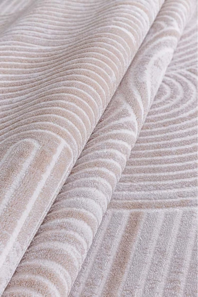 İpek Halı Alaçatı 2615a Renkli Yumuşak Dokulu Modern Salon, Mutfak, Oturma, Çocuk Odası Halısı - Resim 2