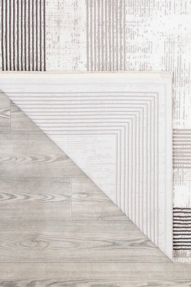 Home İpek Mekik Halı Gordion 16108 Yumuşak Tuşeli Modern Ve Spor Görünümlü Işıltılı Makine Dokuması Halı - Resim 3