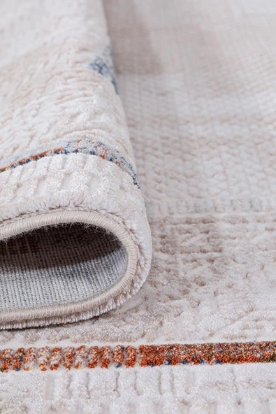 İpek Halı Saklıköy 3115a Renkli Yumuşak Dokulu Tok Dokuma Modern Salon, Mutfak, Oturma, Çocuk Odası Halısı - Resim 3