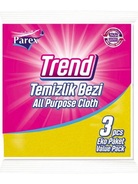 Parex Trend Temizlik Bezi 3'lü Paket ürün görseli 1