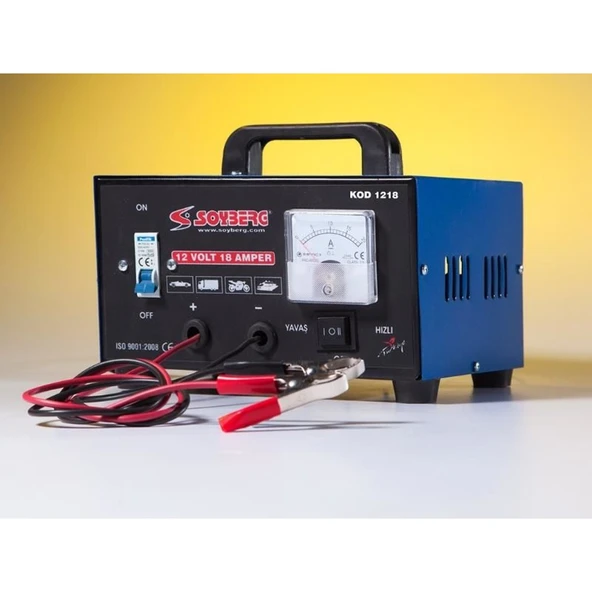 Soyberg 1218 Akü Şarj Cihazı ürün görseli 1