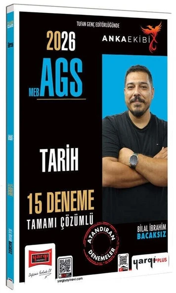 Yargı 2026 MEB-AGS Tarih 15 Deneme Anka Ekibi Çözümlü - Bilal Bacaksız Yargı Yayınları ürün görseli 1