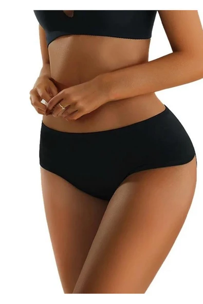 Siyah Popo Şekillendirici Külot Korse - Resim 2