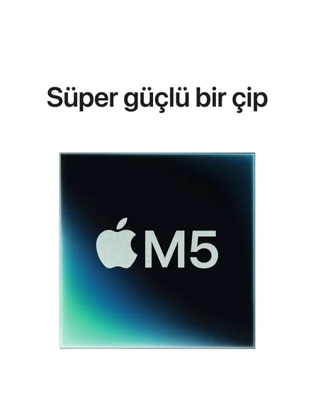 Apple MacBook Pro Apple M5 chip 10core CPU 10core GPU 16GB 1TB SSD  Uzay Siyahı - Resim 3