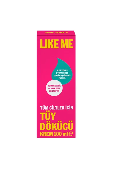 Like me Tüm Ciltler İçin Tüy Dökücü Krem 100 ml 4 ADET ürün görseli 1