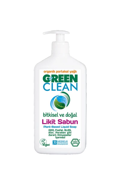 Green Clean Bitkisel Likit Sabun 500 ml - Resim 2