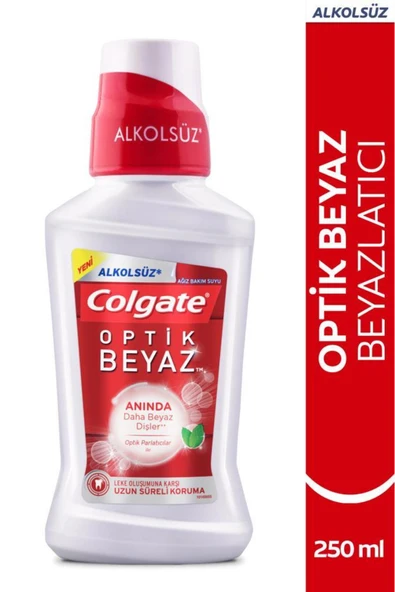 Colgate Optic White Beyazlatıcı Ağız Bakım Suyu 250 ml ürün görseli 1