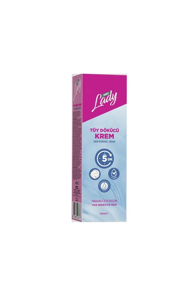 Derby Lady Tüy Dökücü Krem Hassas Ciltler İçin 100 Ml 2 ADET ürün görseli 1