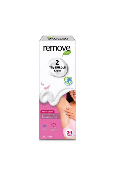 MATMEL Remove Care Tüy Dökücü Krem Hassas Ciltler 100Ml x 2 3 ADET ürün görseli 1